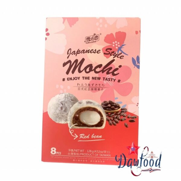 Yuki & Love Mochi Gâteau de Riz Pâte de Haricots Adzuki 128 g